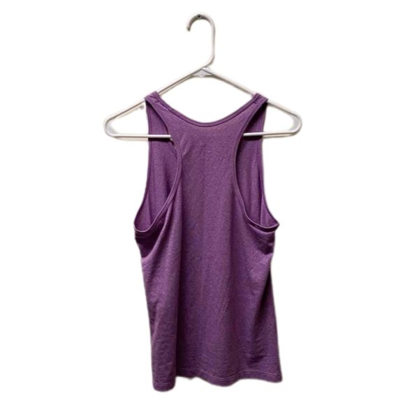 Nike Dri Fit Light Purple Top "Miles Ahead" w Swish Logo - Picture 4 of 5